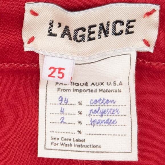 L'Agence Cardinal Mid-Rise Cropped Jeans Size 25 - Picture 6 of 9